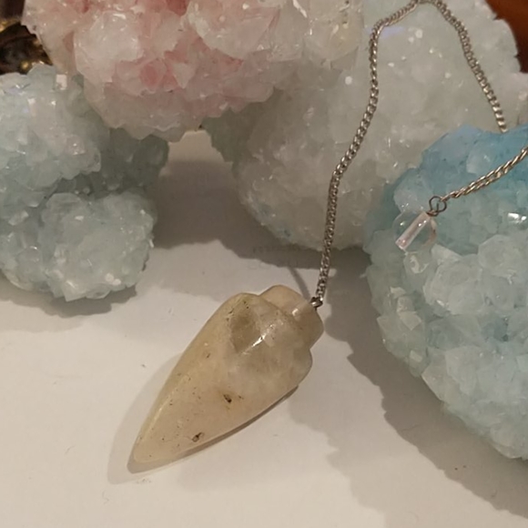 AngelArt Jewelry - Moonstone Healing Pendulum